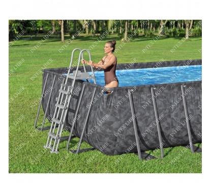 Каркасный прямоугольный бассейн APX-365 Bestway, 732х366х132см (561KG)