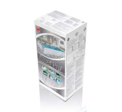 56257 Каркасный бассейн прямоугольный BestWay, 671х396х132см, фильтр-насос песчанный 5678 л/ч