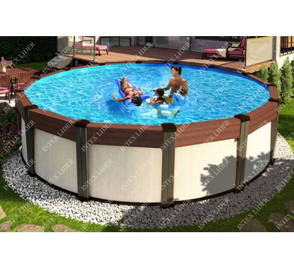 Сборно металлический бассейн Contempra 7,3х1,35м